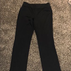 Casual pull on pant- black